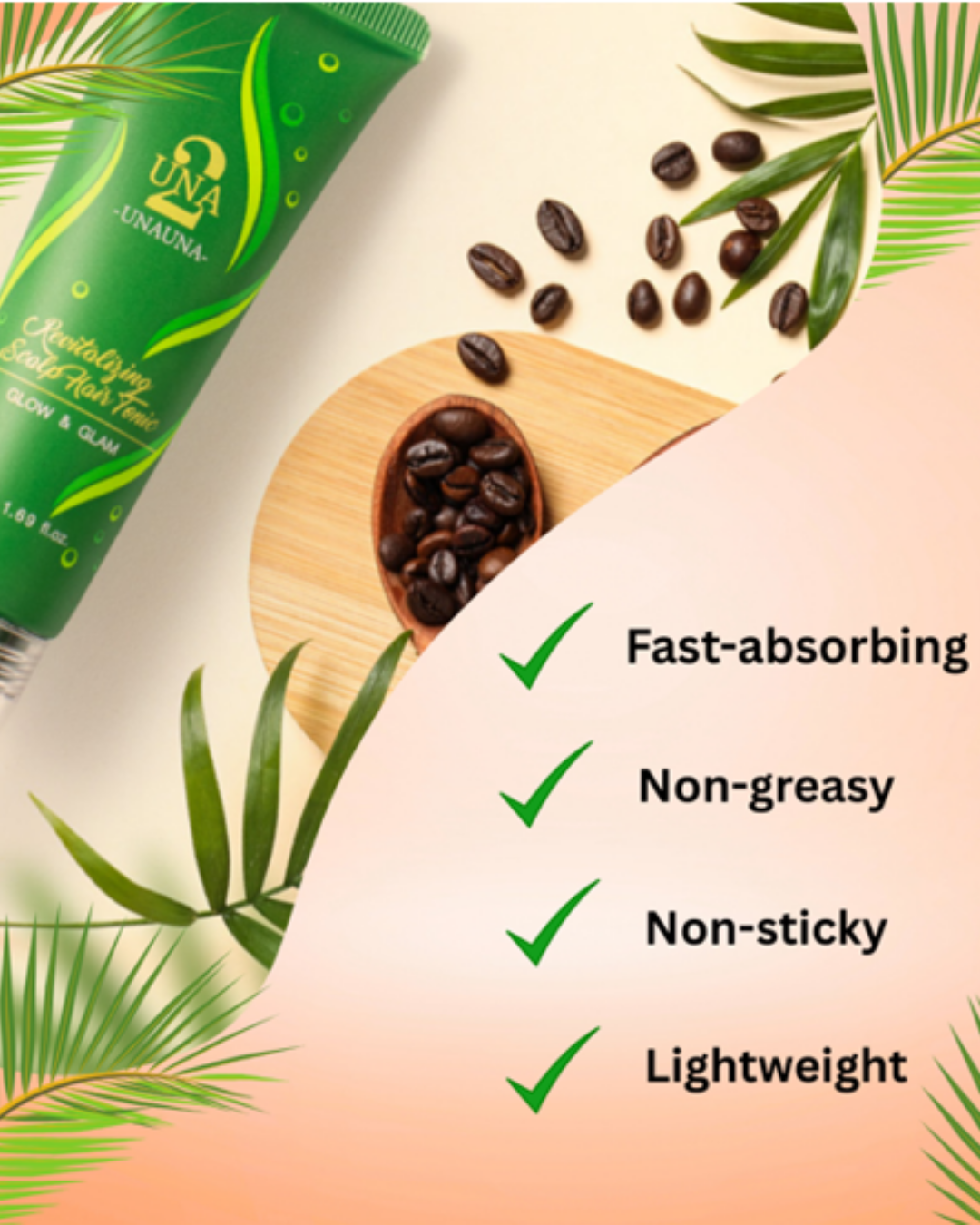 It is fast-absorbing, non-greasy, non-sticky, and lightweight.